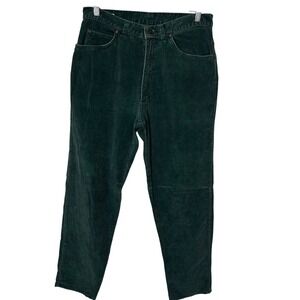 Timber Trail Men's Green Corduroy Pants Tag 34x34 Actual Measurement 32x32